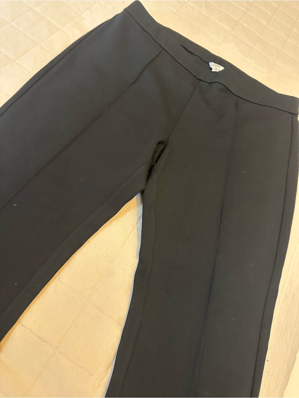 J.Crew women’s  Black ponte Straight-Leg Dress Pants 18